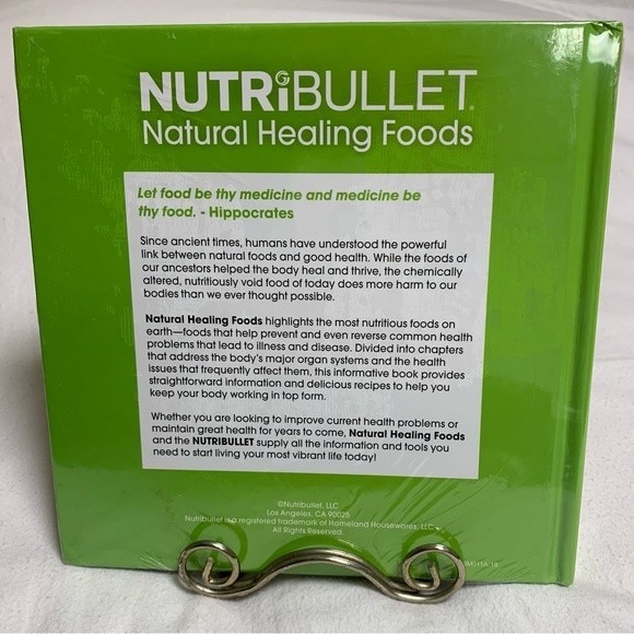 NutriBullet Natural Healing Food Book Cookbook Healthy Smoothie Diet Weight Loss - Picture 3 of 4